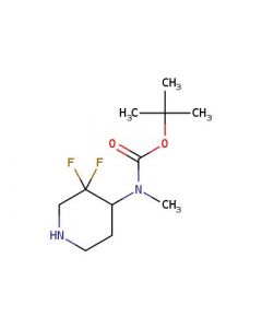 Astatech TERT-BUTYL N-(3,3-DIFLUOROPIPERIDIN-4-YL)-N-METHYLCARBAMATE, 95.00% Purity, 0.1G